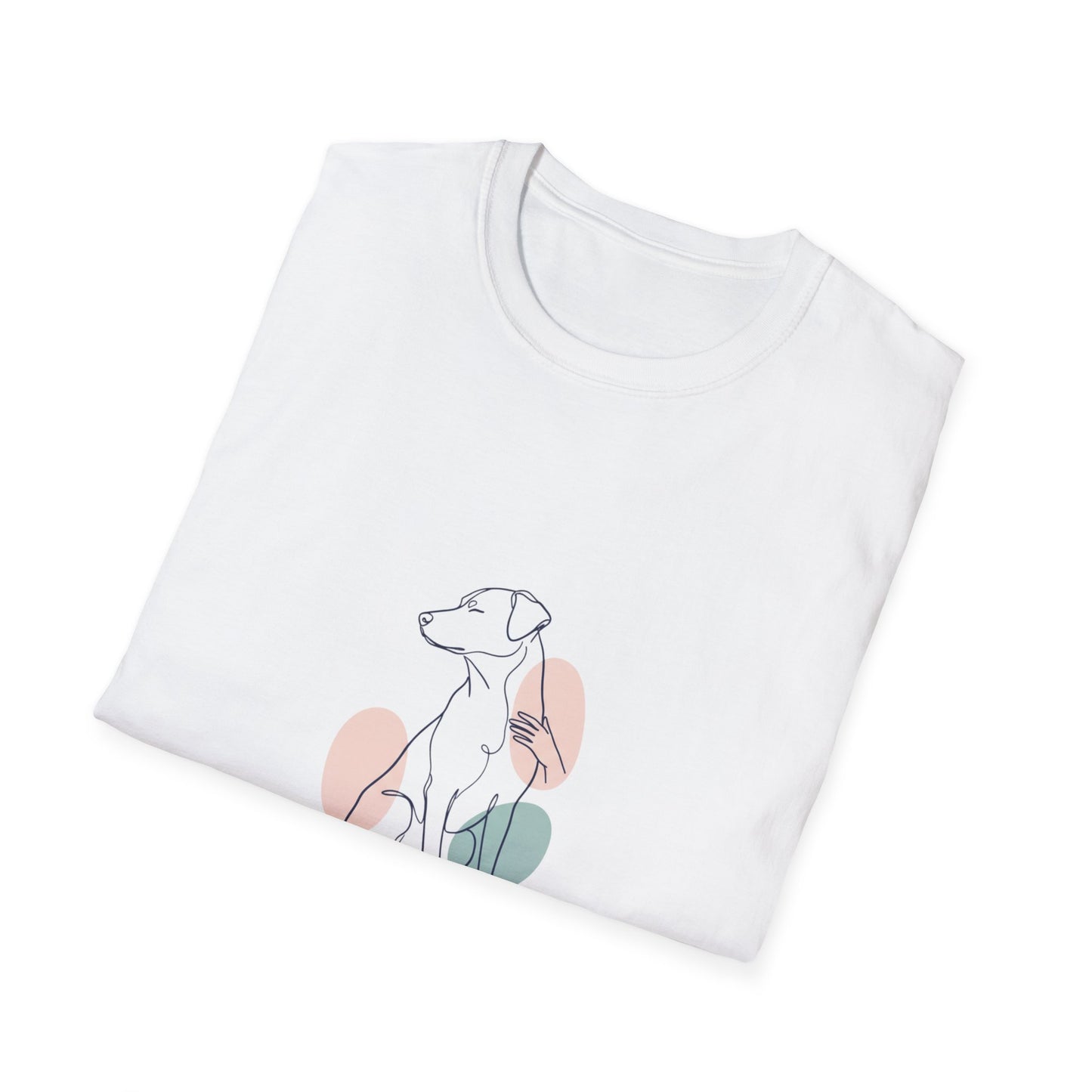 T-Shirt — Minimal Dog Illustration Tee (“quiet company”)