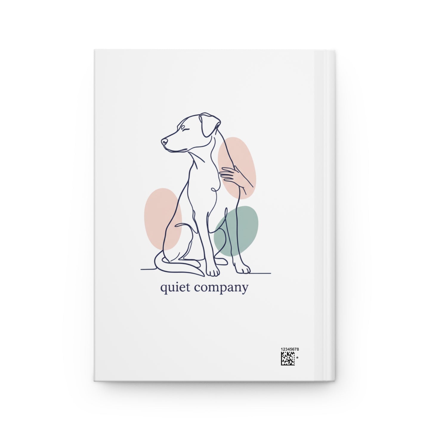 Journal — 'Loved and Cared' / 'Quiet Company' Hardcover Matte Pet-Themed Journal