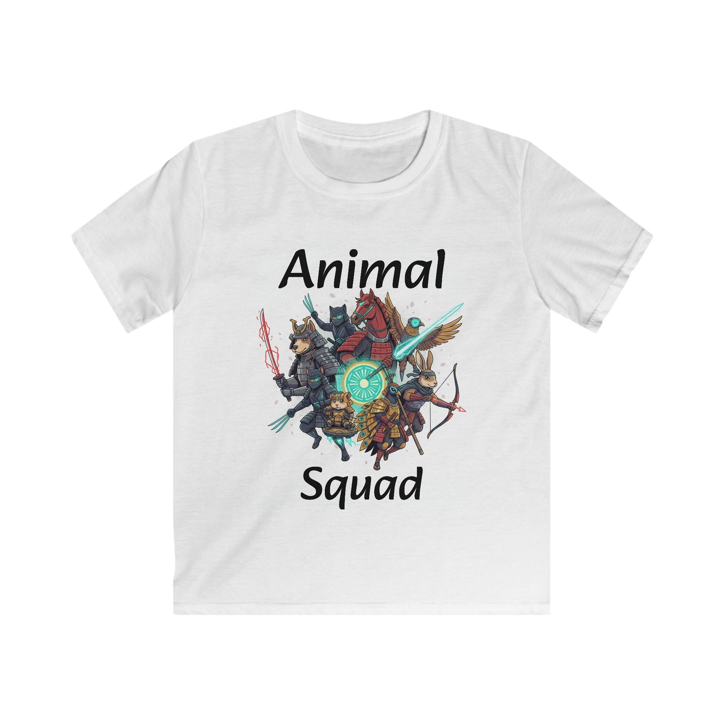 Kids Tee — 'Animal Squad' Fantasy Animal Heroes Graphic T-Shirt