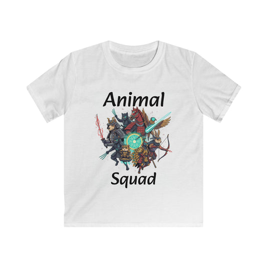 Kids Tee — 'Animal Squad' Fantasy Animal Heroes Graphic T-Shirt