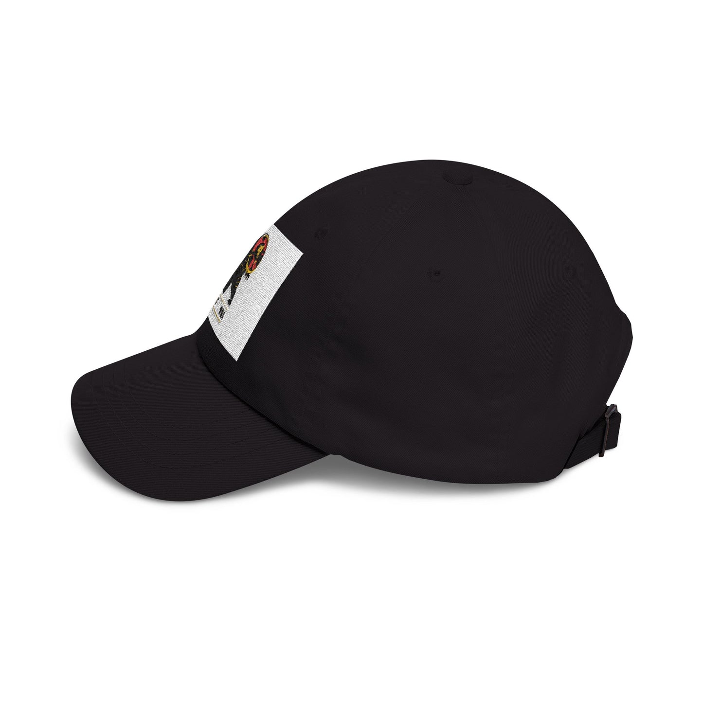 Embroidered Black Cat with Donut Cap – 'My Cat Is Baking' Classic Dad Hat