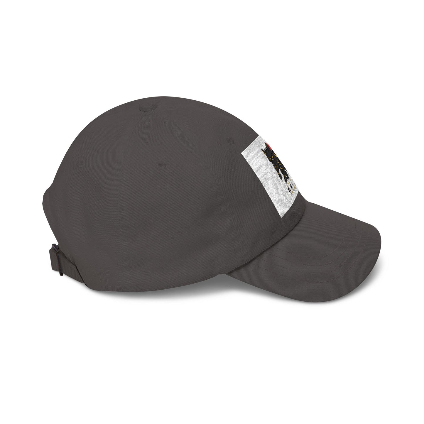Embroidered Black Cat with Donut Cap – 'My Cat Is Baking' Classic Dad Hat